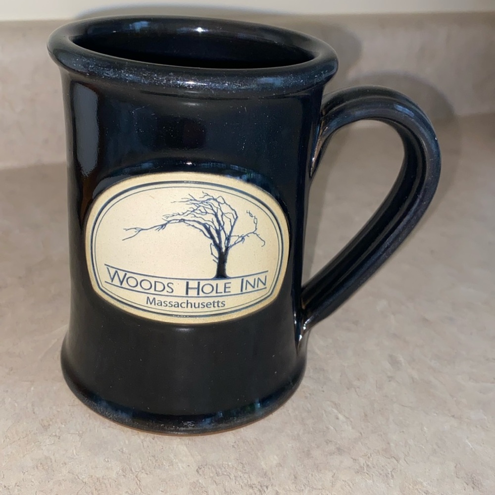 Deneen Pottery Hand Thrown Woods Hole Inn Massachusetts Coffee Mug